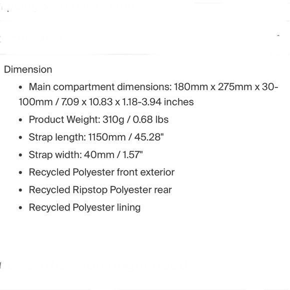 Disney x Orbitkey Urban Sling Bag Donald Duck Collaborative Travel Crossbody - Picture 16 of 16